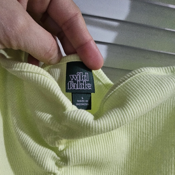 Wild Fable Skater dress neon paste green yellow - Picture 4 of 8